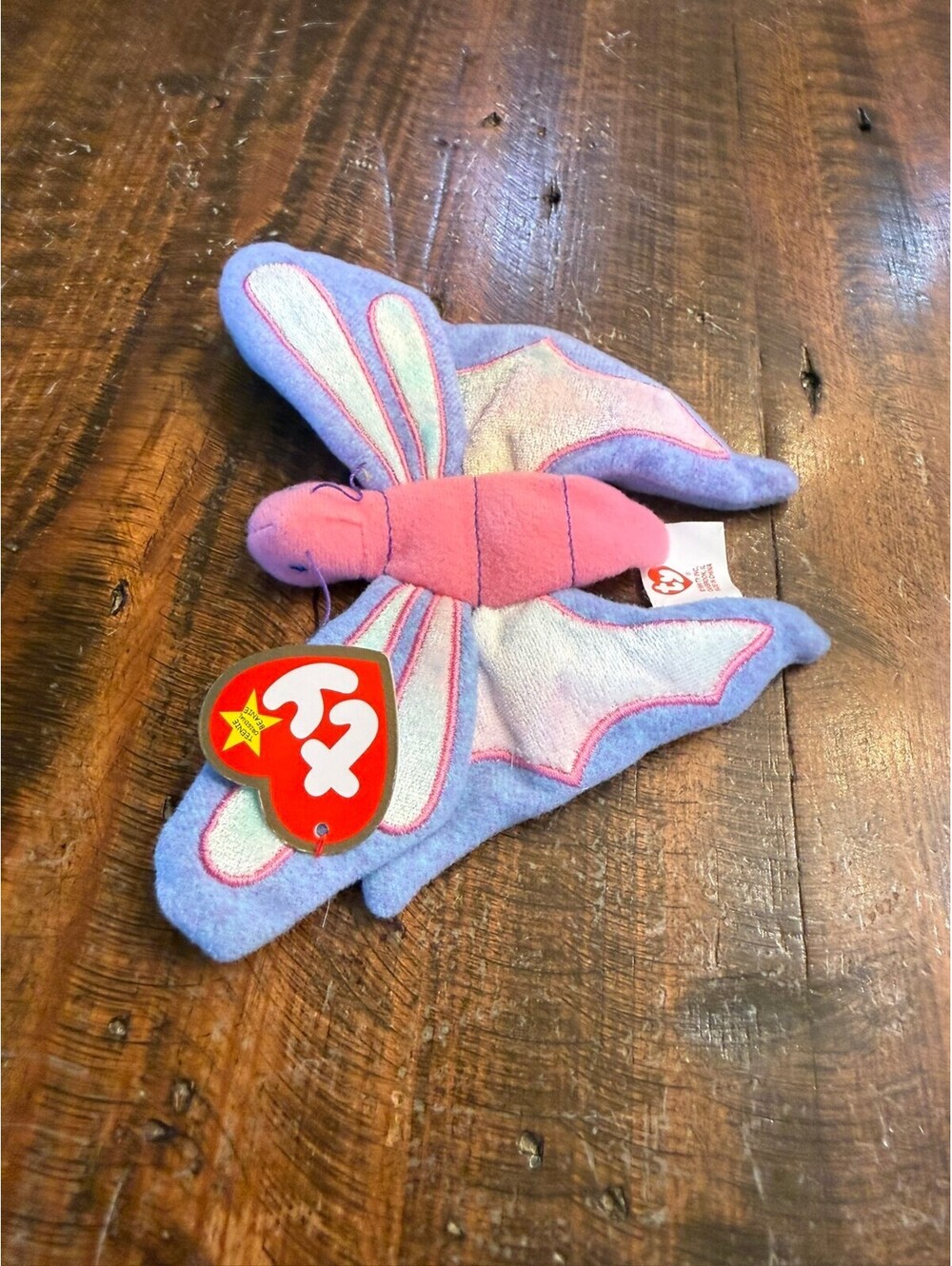 Ty Beanie Baby Flitter the Butterfly Plush Toy